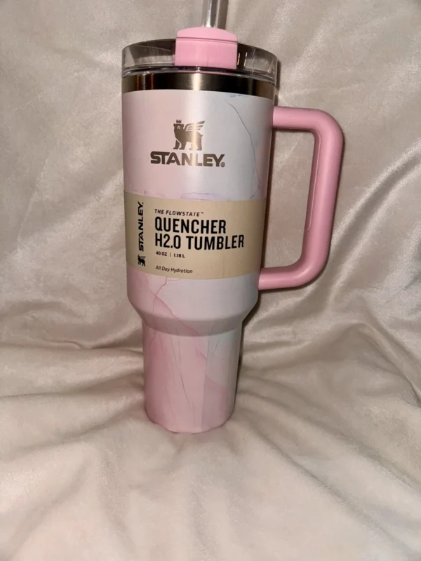 STANLEY 40 OZ QUENCHER TUMBLER WATERCOLOR TULLE TARGET RELEASE