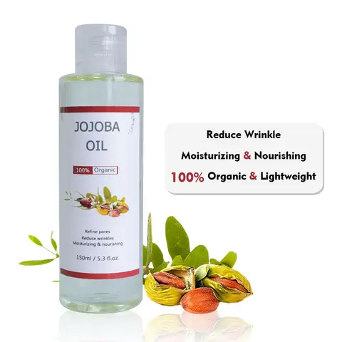 Custom-Private-Label-Bulk-Carrier-Oils-Organic.jpg_480x480.webp Custom Bulk Carrier Oils Organic Pure Jojoba Oil For Face Skin Hair face skin care body oil - Image 1