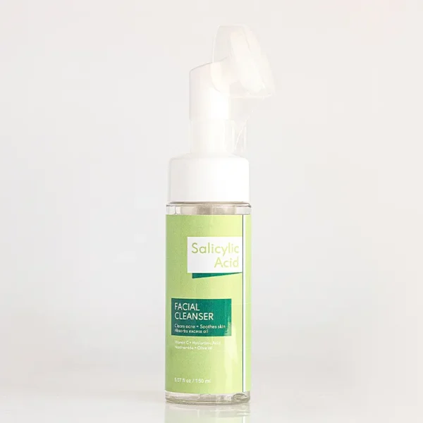 Organic Deep Cleansing Mousse Facial Cleanser Vegan Anti-Acne Salicylic Acid Herbal Firming Beauty ODM/OEM Product