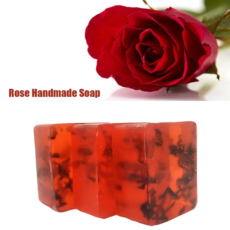 Private-Label-Skin-Care-Whitening-Rose-Flower.webp Skin Care Whitening Rose Flower Handmade Soap - Image 1