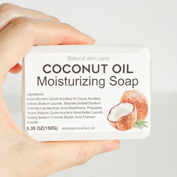 handmade soap coconut oil body soap Whitening Kojic Acid Toilet coconut extract Soap deeply cleaning pores