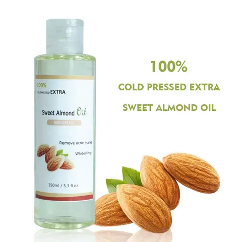 Pure Natural Organic Moisturizing Healthy Effective Body Care Massage Sweet Almond Oil