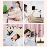 Lazy Bracket Universal Desk Phone Stand Adjustable Angle Phone Bracket Accessorise For Samsung iPhone Phone Tablet iPad Holder - Image 2