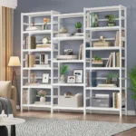 Triple Wide 6-Tier Bookshelf and Bookcase,Large Freestanding Book Shelf with 17 Open Display Shelves, Tall Bookshelf - Image 3