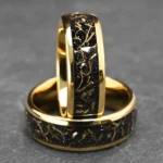 8MM tungsten ring anillos bague homme pareja de compromiso fashion jewelry Men's wedding bands couple 18K engagement rings gifts - Image 5