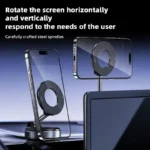 K007 Car Magnetic Holder Strong Suction Rotate 360° Navigation Vehicular Holder Foldable Universal Stand For Cell Phone - Image 2