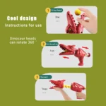 Dinosaur Shooting Tyrannosaurus Rex Ball Soft Bullet Gun Parent Child Interactive Puzzle Toy for Children - Image 5