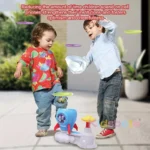 Rocket Butterfly Catching Game Summer Outside Yard Activities Toddler Toy Foot Pedal Catapult Launch Toy - Image 5